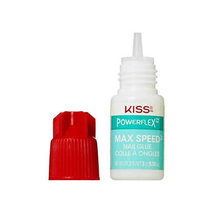 Kiss PowerFlex Nail Glue for Press Ons, Super Strong, Fast Drying Drop On