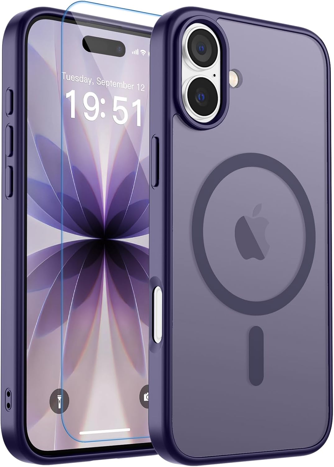 zapica Magnetic for iPhone Air Case, Dark Blue