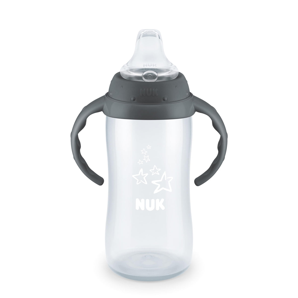 NUK First Choice Learner Sippy Cup 2.0, 10oz, 2-Pack, Pink Bunnies