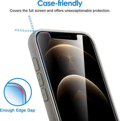 JETech Screen Protector for iPhone SE 3/2 (2022/2020), 3-Pack