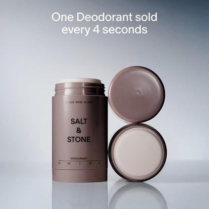 Salt & Stone Aluminum-Free Deodorant, Women & Men Santal & Vetiver 2.6 oz