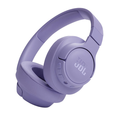 JBL Tune 720BT - Wireless Over-Ear Headphones with JBL Pure Bass Sound, Bluetooth 5.3, Up to 76H Battery Life and Speed Charge, Lightweight, Comfortable and Foldable Design (Black)