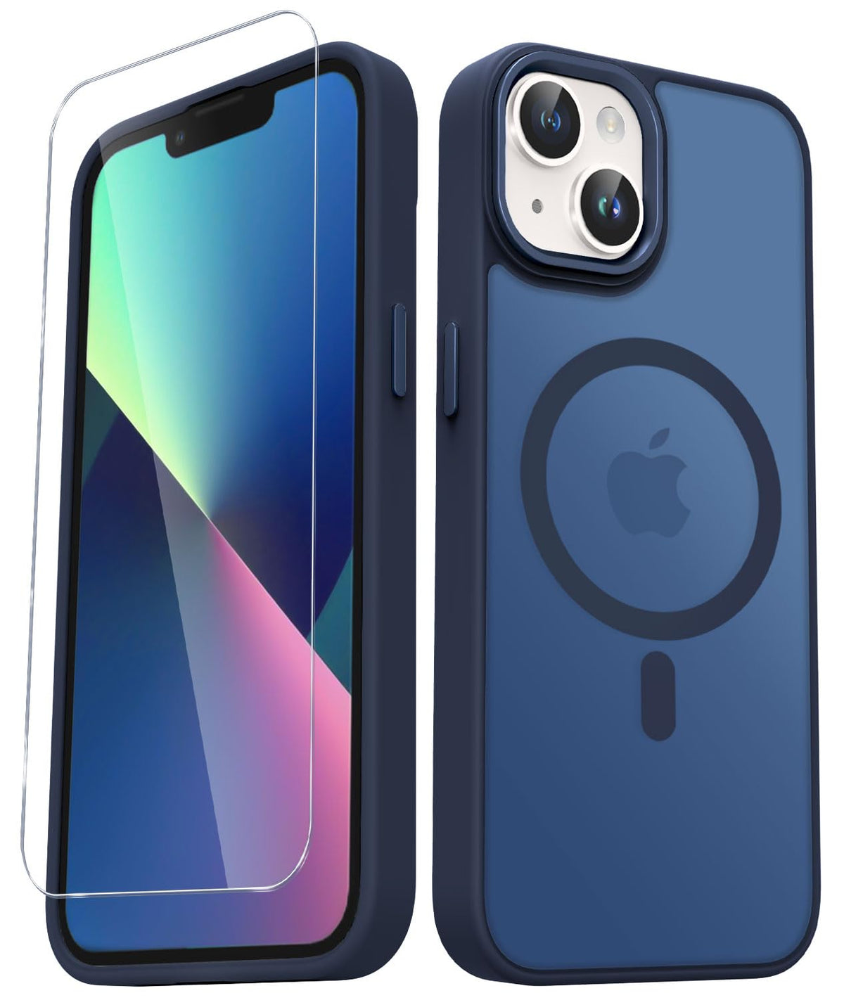 for iPhone 14 Plus Case, Matte Magnetic Phone Case, Lavender Purple