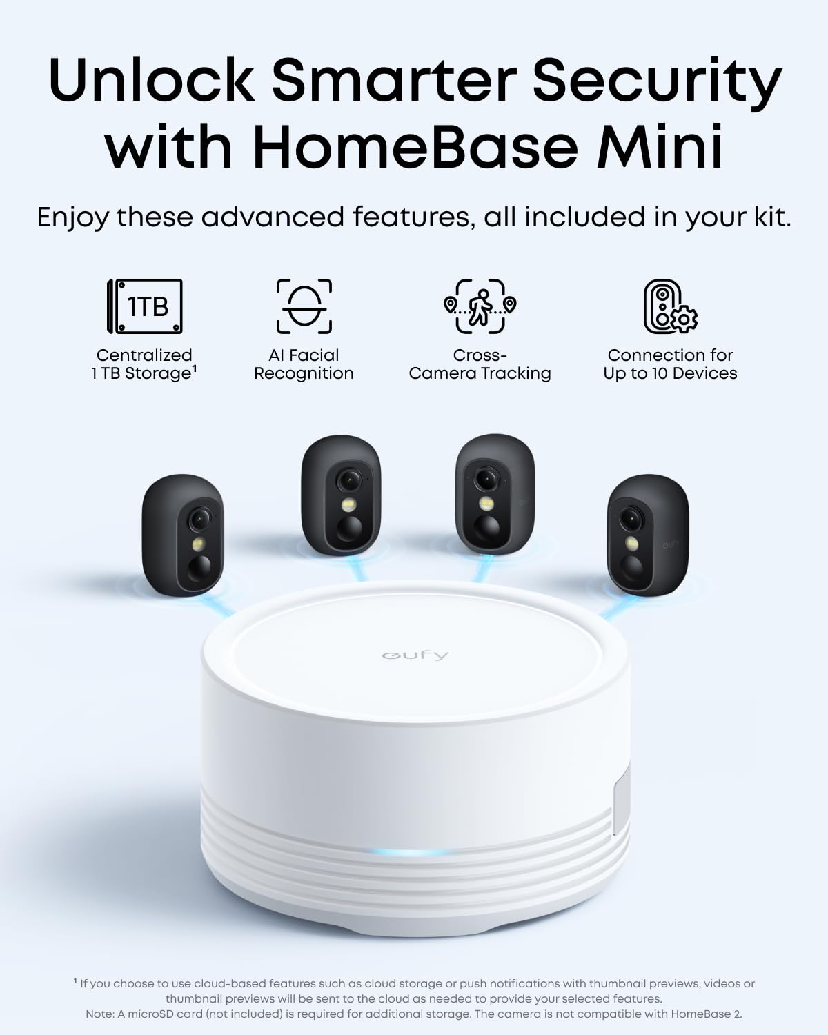 eufy Security Indoor/Outdoor Camera C35, Spotlight-Free Color Night Vision