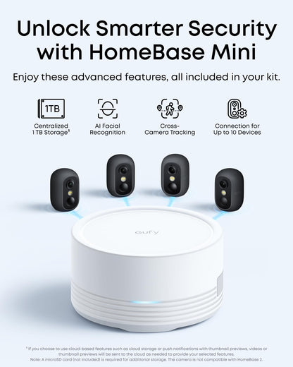 eufy Security Indoor/Outdoor Camera C35, Spotlight-Free Color Night Vision