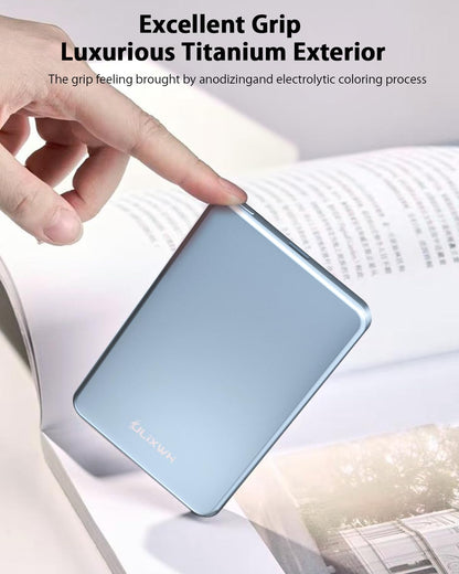 [0.3" Ultra Slim] [Alloy-Made] ULiXWH for Magsafe Portable Charger iPhone