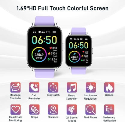 Motast Smart Watch, Fitness Tracker 1.69'' HD for Men Women,