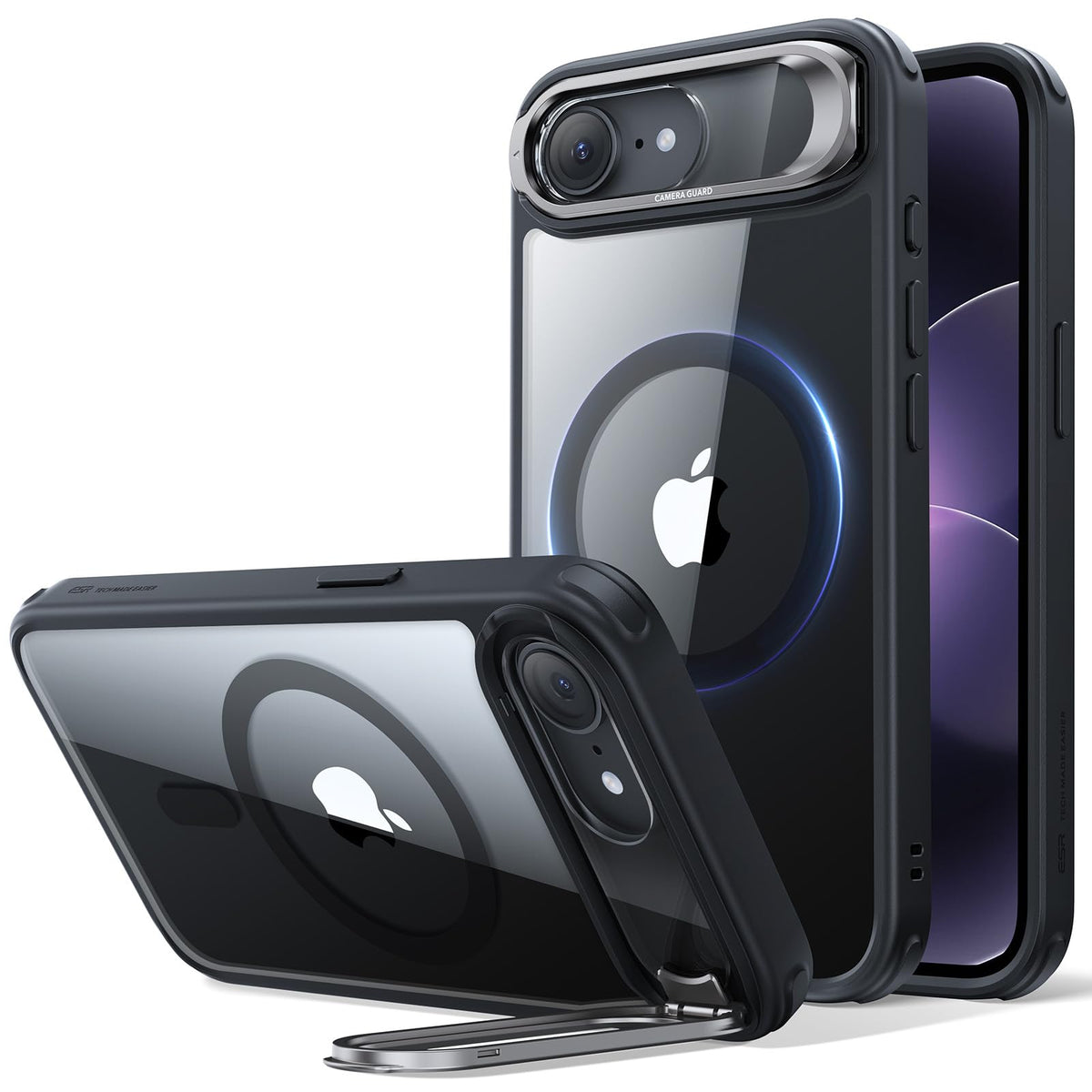 ESR Classic Hybrid for iPhone 18 Pro Max/17 Pro Max Case with Flex Stand
