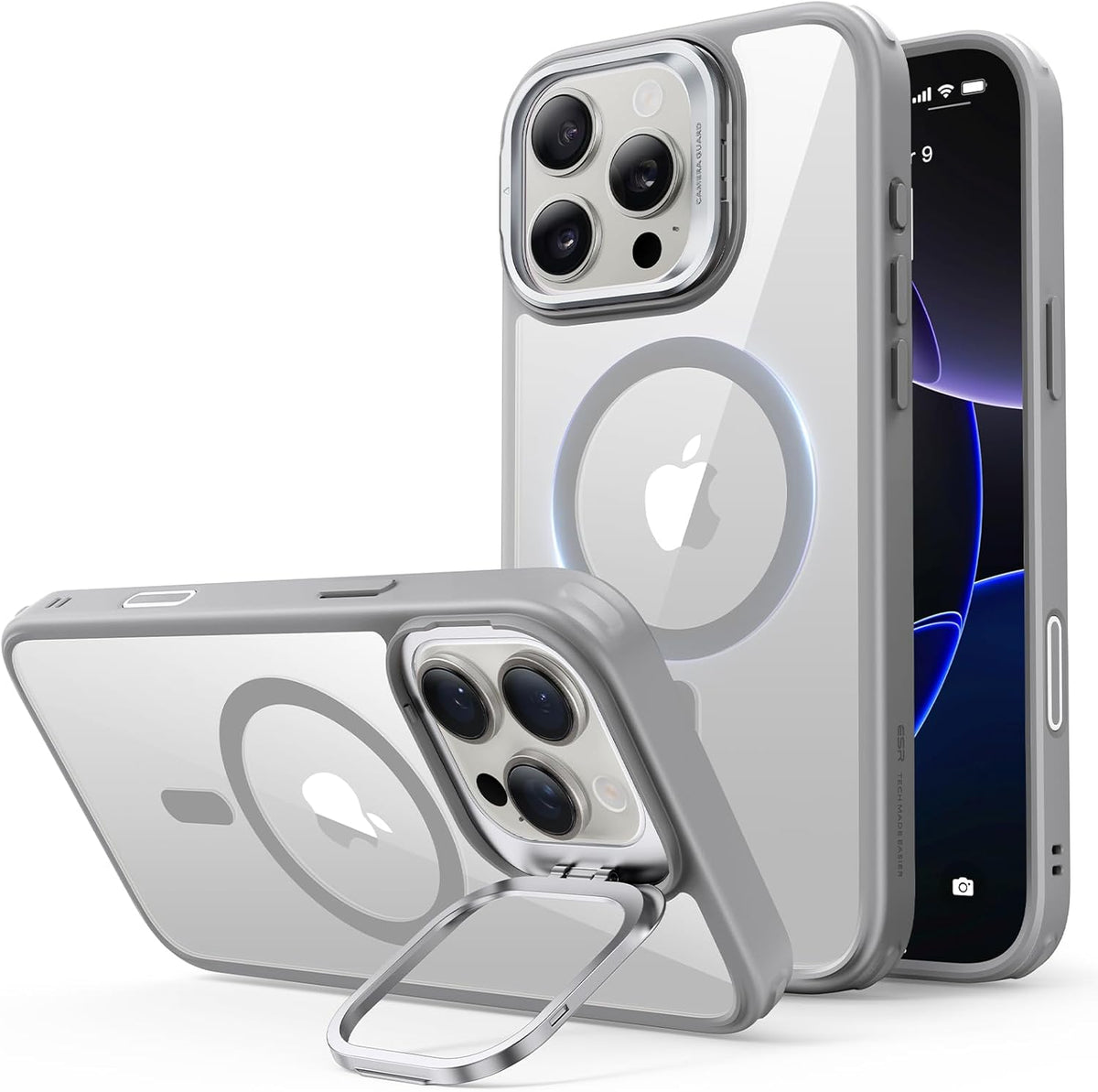 ESR Classic Hybrid for iPhone 18 Pro Max/17 Pro Max Case with Flex Stand