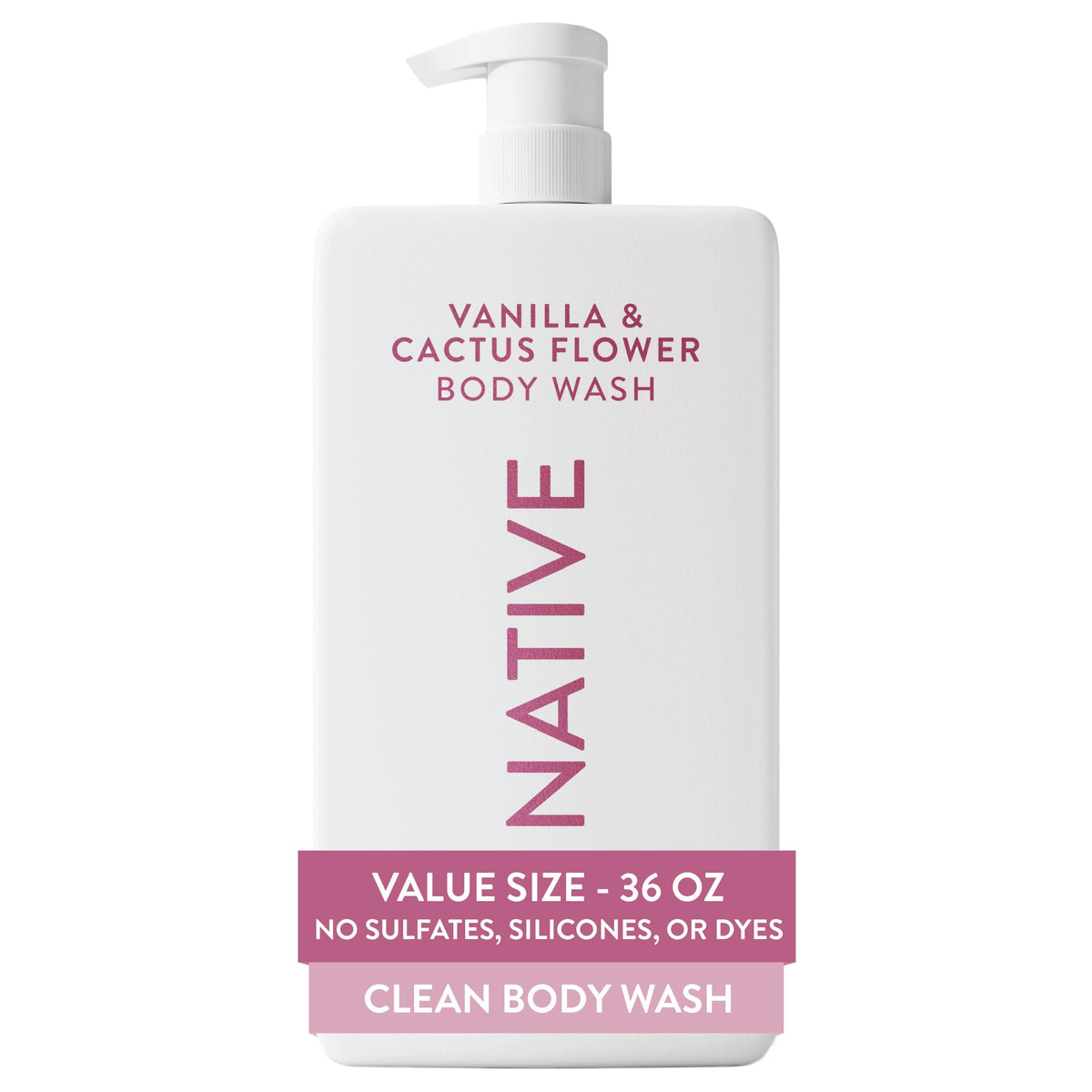 Native Body Wash 3 Pack - Natural Body Wash Women & Men - SLS & Paraben Free - Cucumber & Mint, Coconut & Vanilla, Lavender & Rose