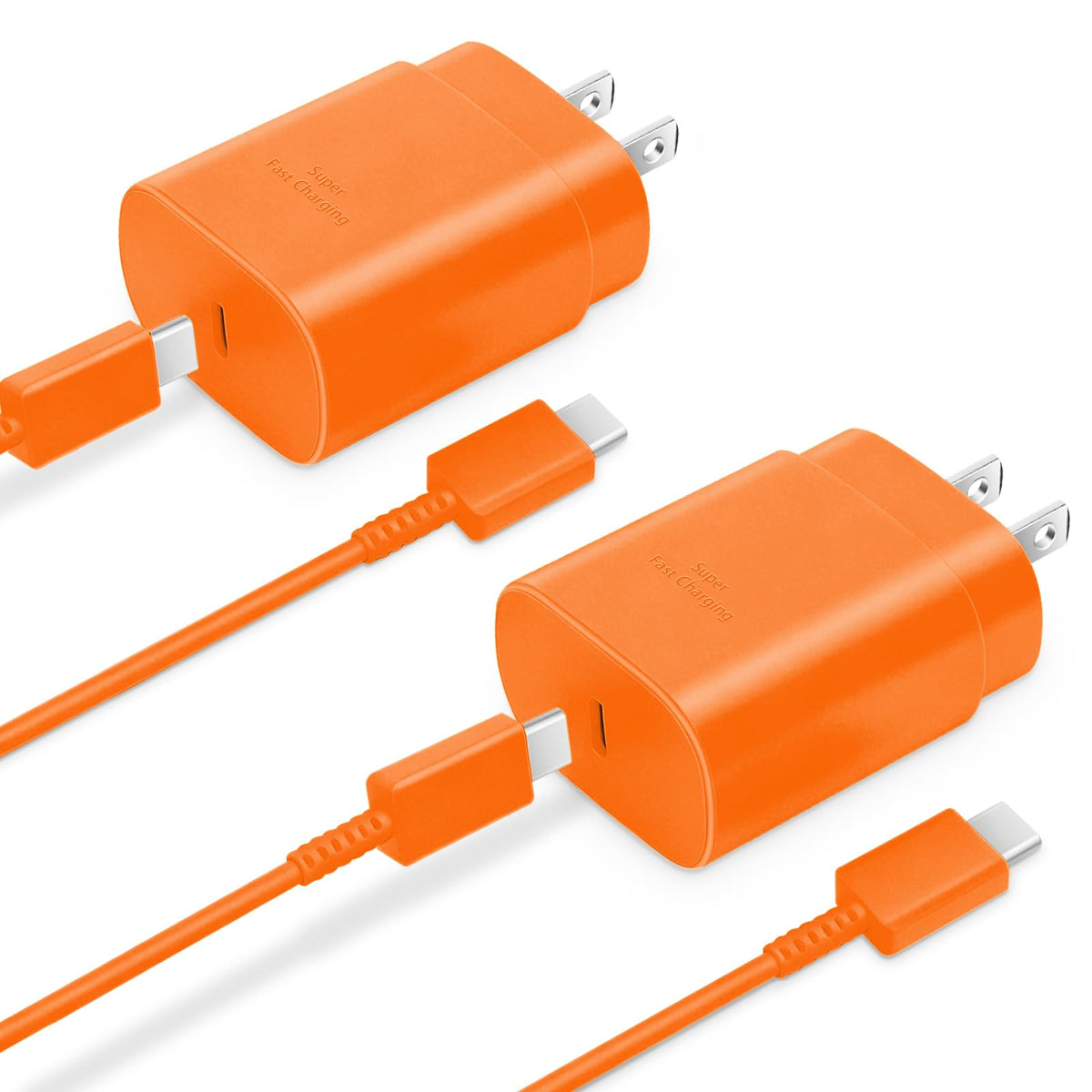 Type C Charger Fast Charging 2-Pack 25W Long 6FT USB C Cable