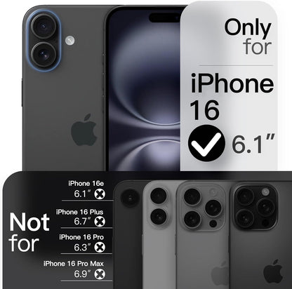 JETech Magnetic Slim Case for iPhone 18 Pro, Dark Cherry