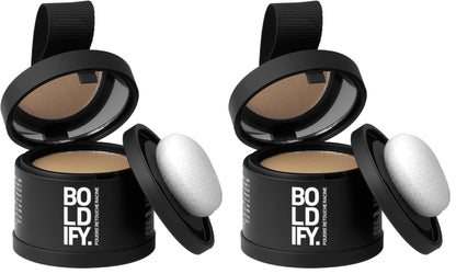 Boldify Hairline Powder, Root Touch Up Hair Color Light Blonde 4g