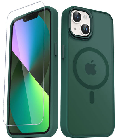 for iPhone 14 Plus Case, Matte Magnetic Phone Case, Lavender Purple