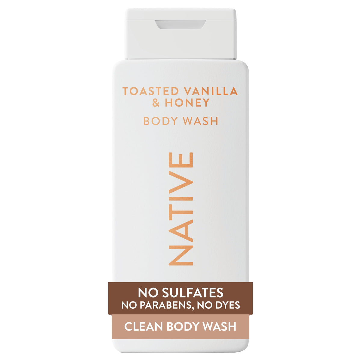 Native Clean Body Wash for Women & Men, Powder & Cotton Scent, 18 fl oz