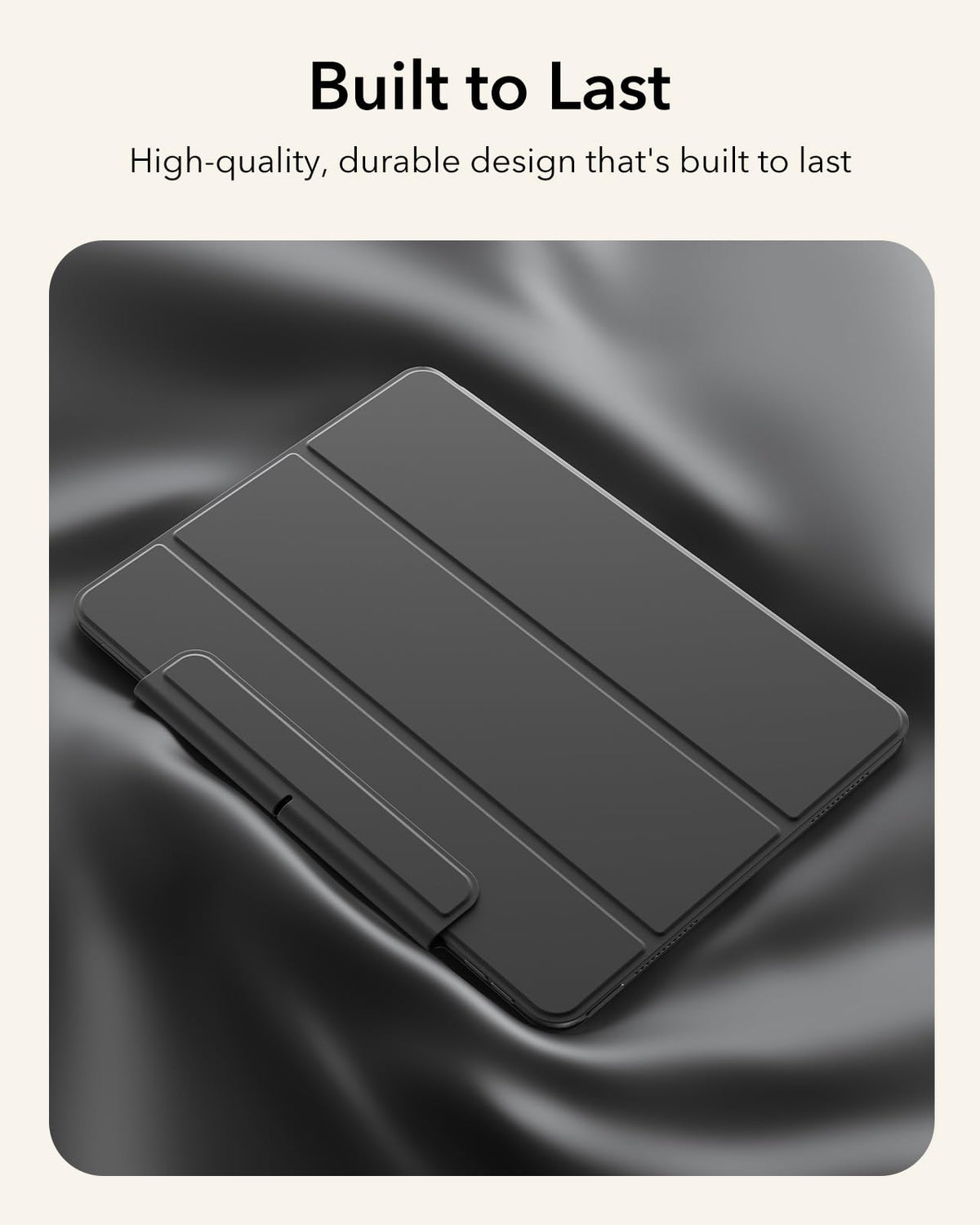 ESR for iPad Air 11-inch M4/M3/M2, iPad Air 5th/4th Generation Case, Black
