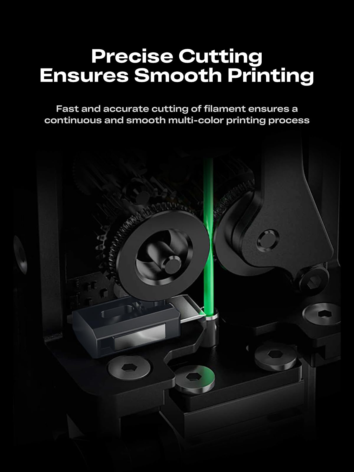 Creality K2 Plus Direct Drive Extruder Kit, 6.25:1 Dual Gear Extruder with Filament Break Sensor, Compact & Lightweight for Smooth Feeding, for K2/K2 Pro/K2 Plus 3D Printers