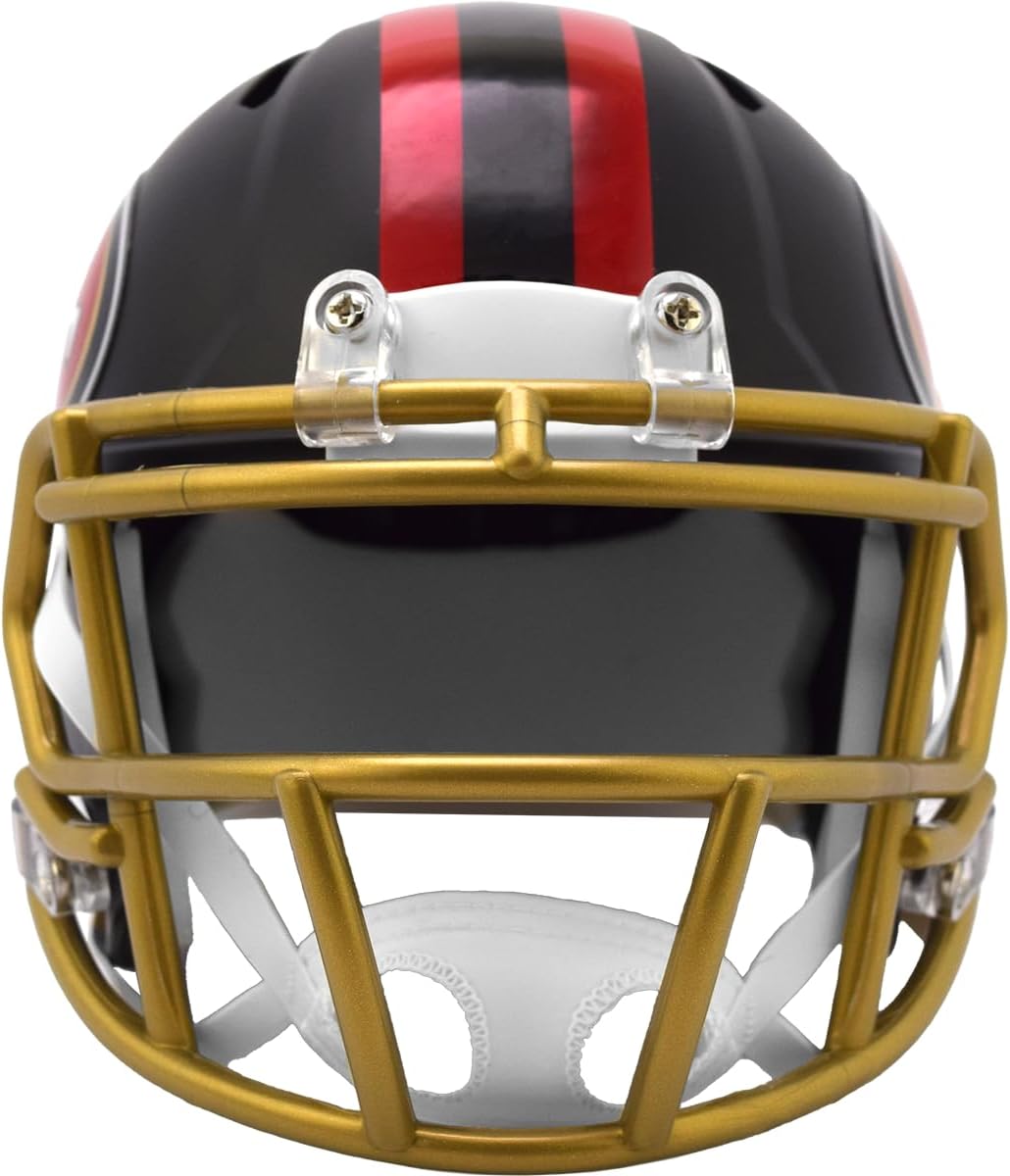 San Francisco 49ers Black 2025 Rivalries Revolution Speed Mini Football Helmet - New in Riddell Box