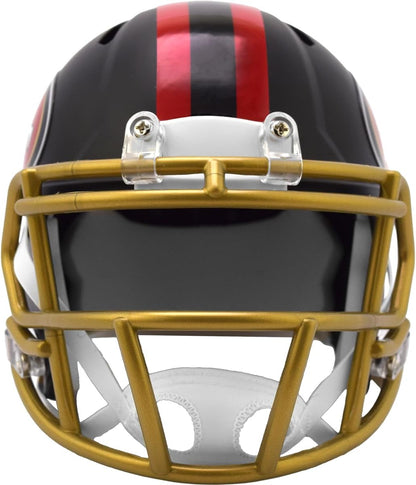 San Francisco 49ers Black 2025 Rivalries Revolution Speed Mini Football Helmet - New in Riddell Box
