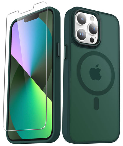 for iPhone 14 Plus Case, Matte Magnetic Phone Case, Lavender Purple