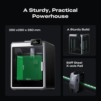 Creality K2 Combo (A) 3D Printer Bundle with 3D Printer Tools Kit 74 Pcs in 1 3D Printing Tool