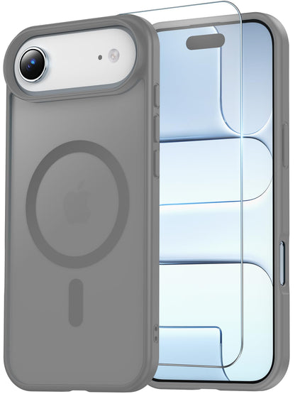 Temdan for iPhone AIR Case with Screen Protector Beige