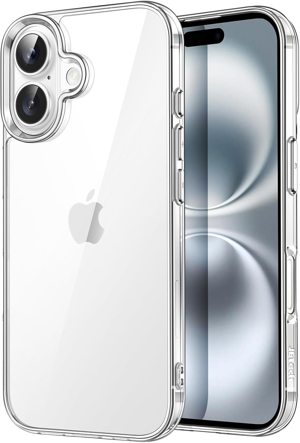JETech Case for iPhone 16, Anti-Yellowing, Clear