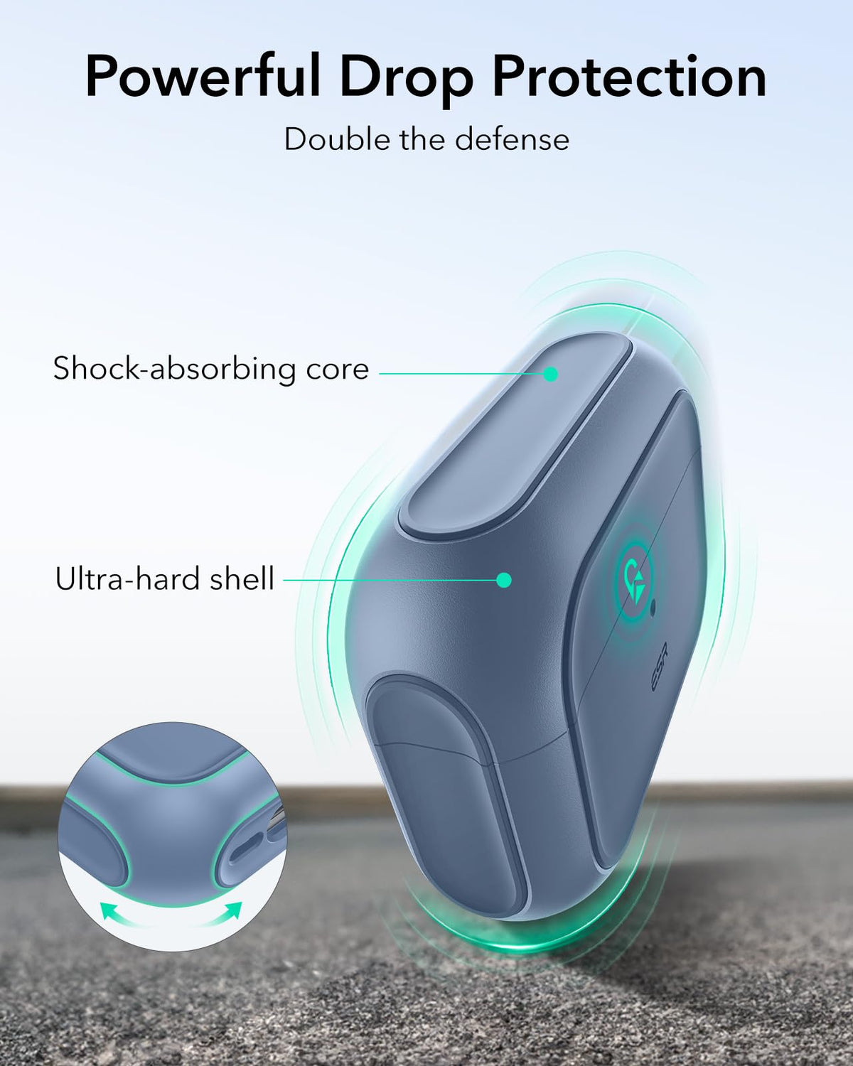ESR for AirPods Pro 2 Case, Compatible with MagSafe, White