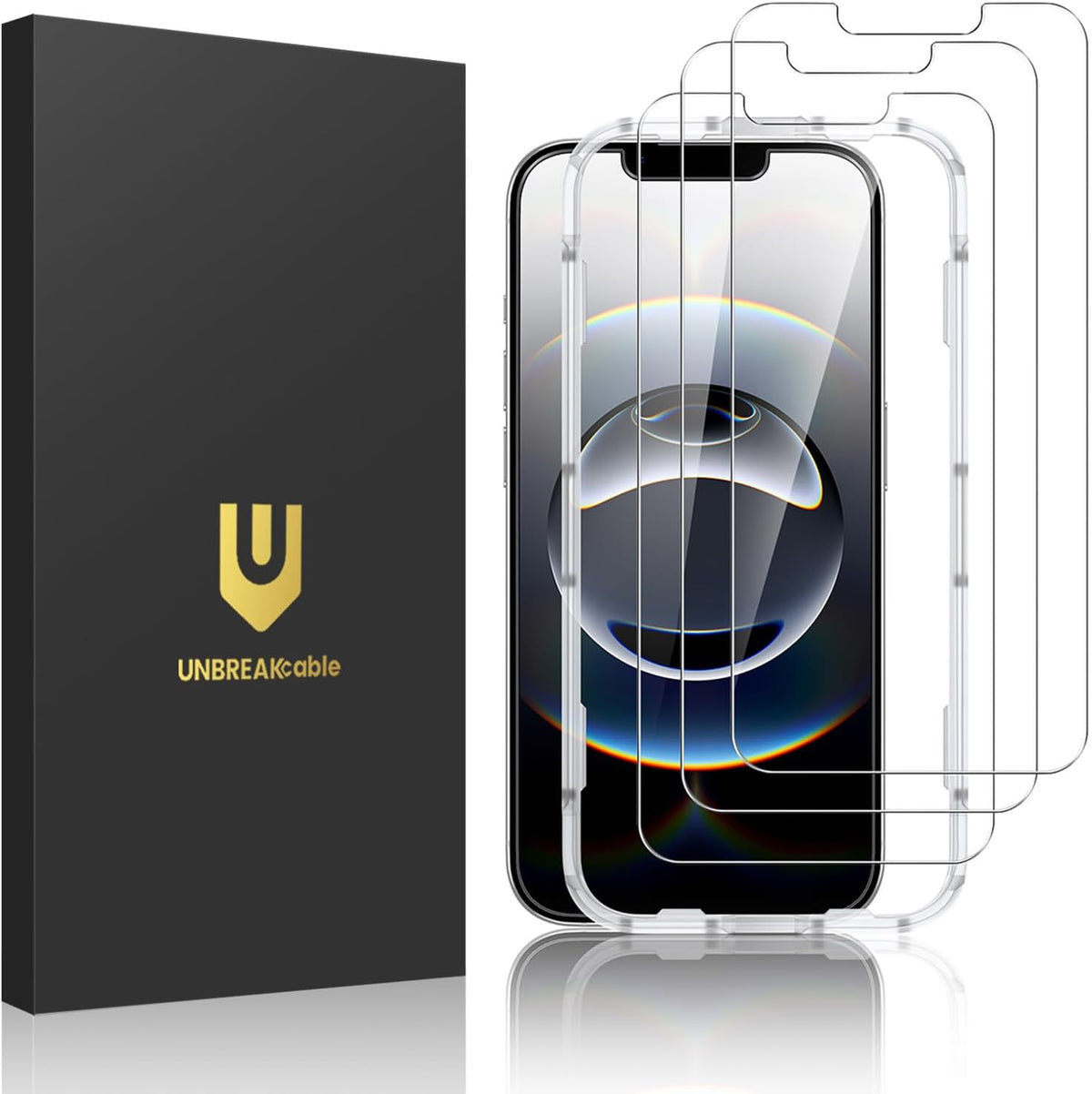 UNBREAKcable 3-Pack Screen Protector for iPhone SE 2022/SE 2020, iPhone 8/7