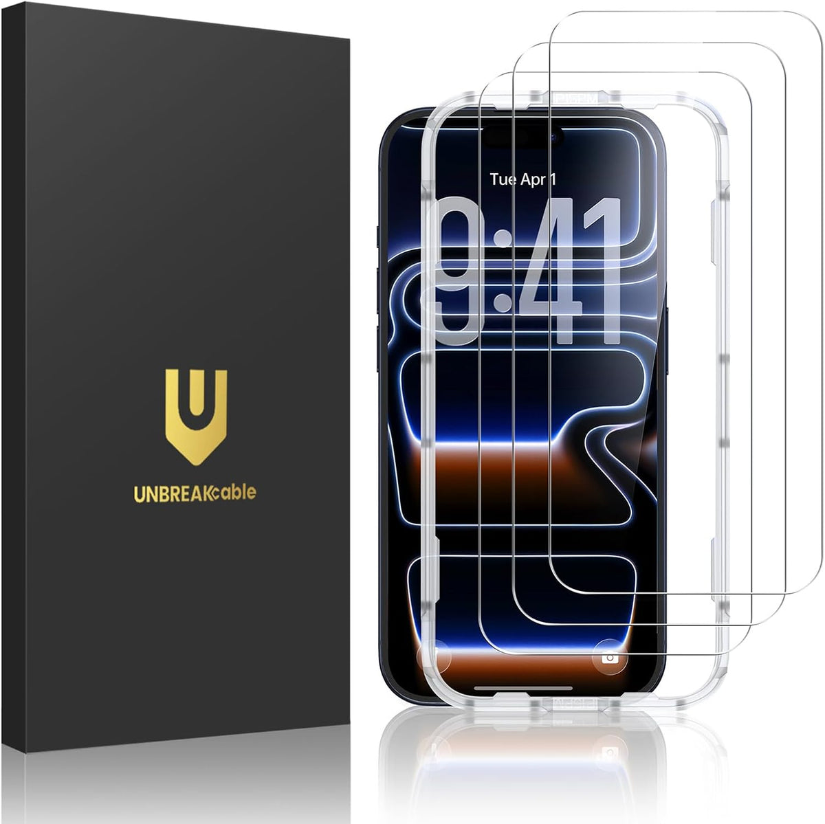 UNBREAKcable 3-Pack Screen Protector for iPhone SE 2022/SE 2020, iPhone 8/7