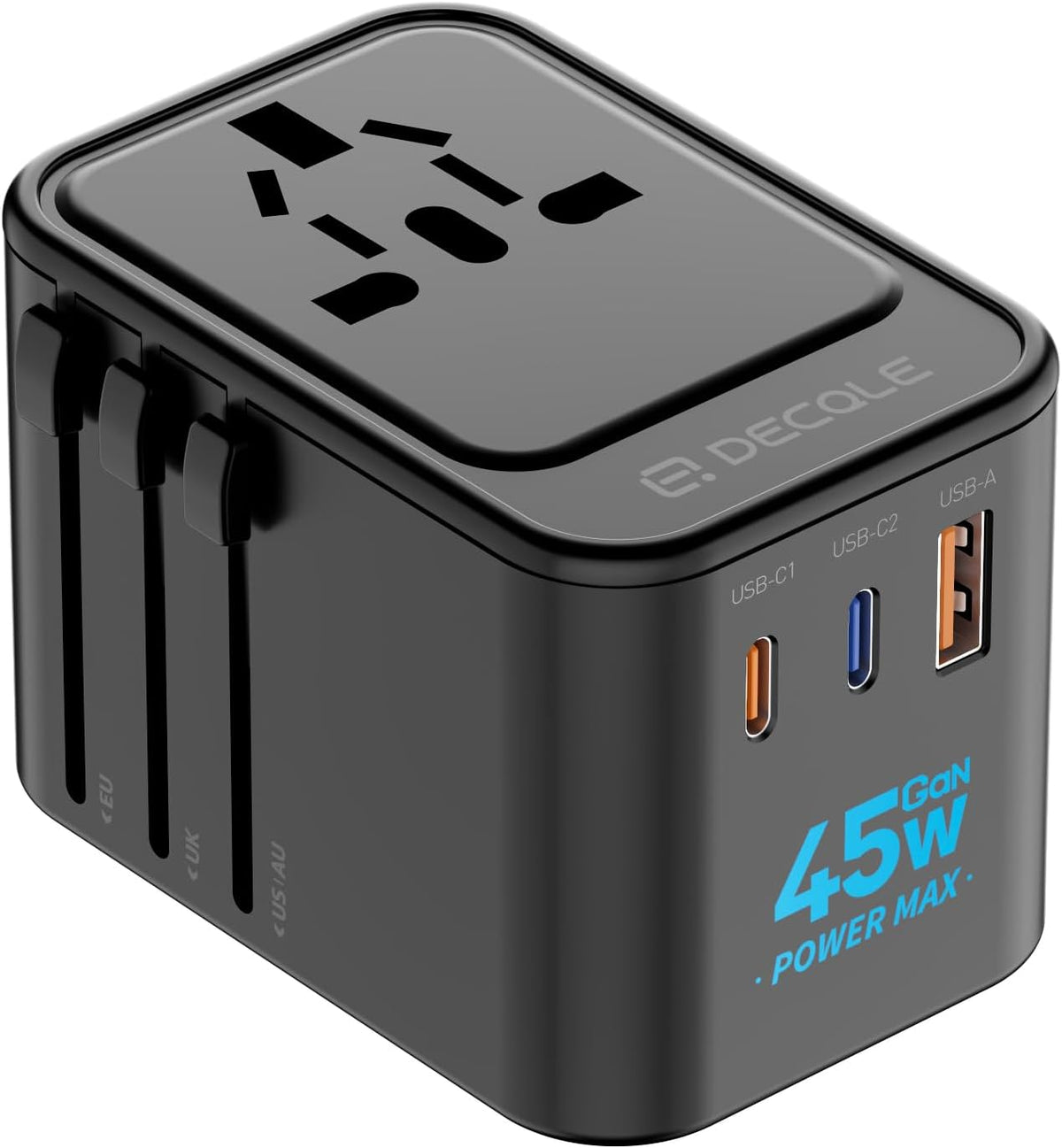 Universal Travel Adapter for International Travel - EU UK US AU JP