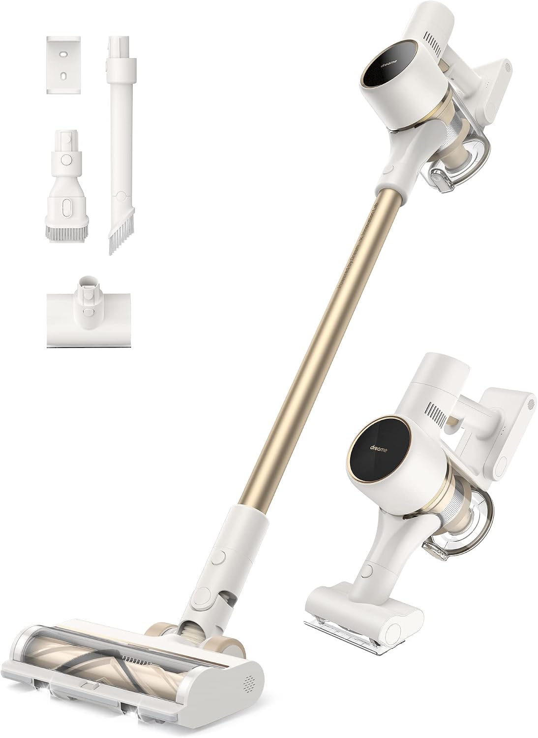 DREAME R10 Cordless Stick Vacuum Cleaner for Home Powerful 120AW Suction