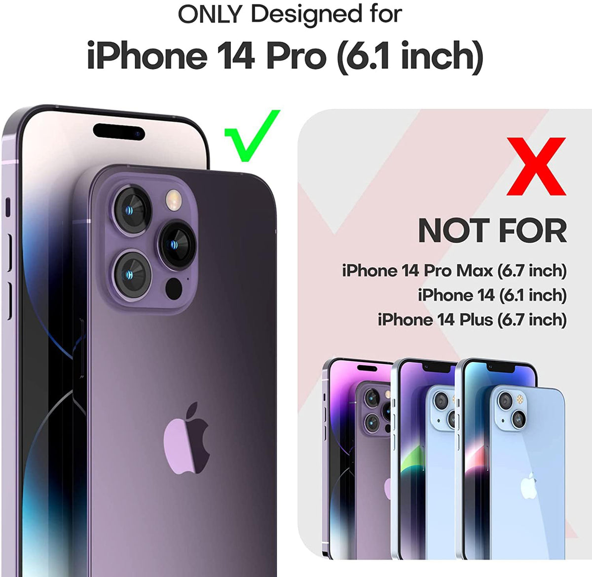 TAURI for iPhone 16 Pro Case, Compatible with MagSafe, Clear