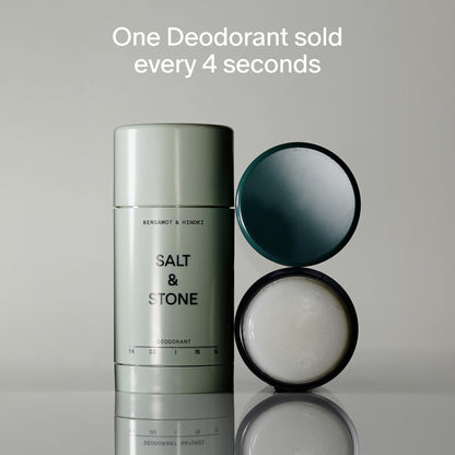 Salt & Stone Aluminum-Free Deodorant, Women & Men Santal & Vetiver 2.6 oz