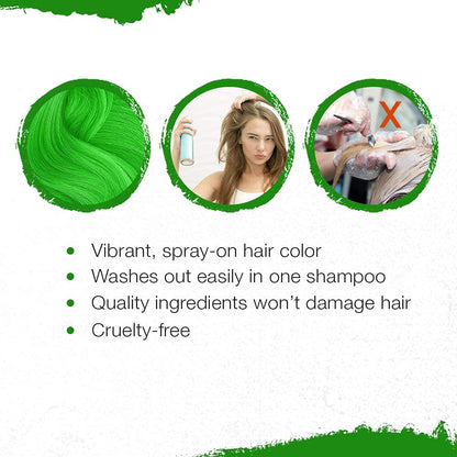 Punky Temporary Hair Color Spray Washes Out Tiger Orange, 3.5 oz, 1 Pack