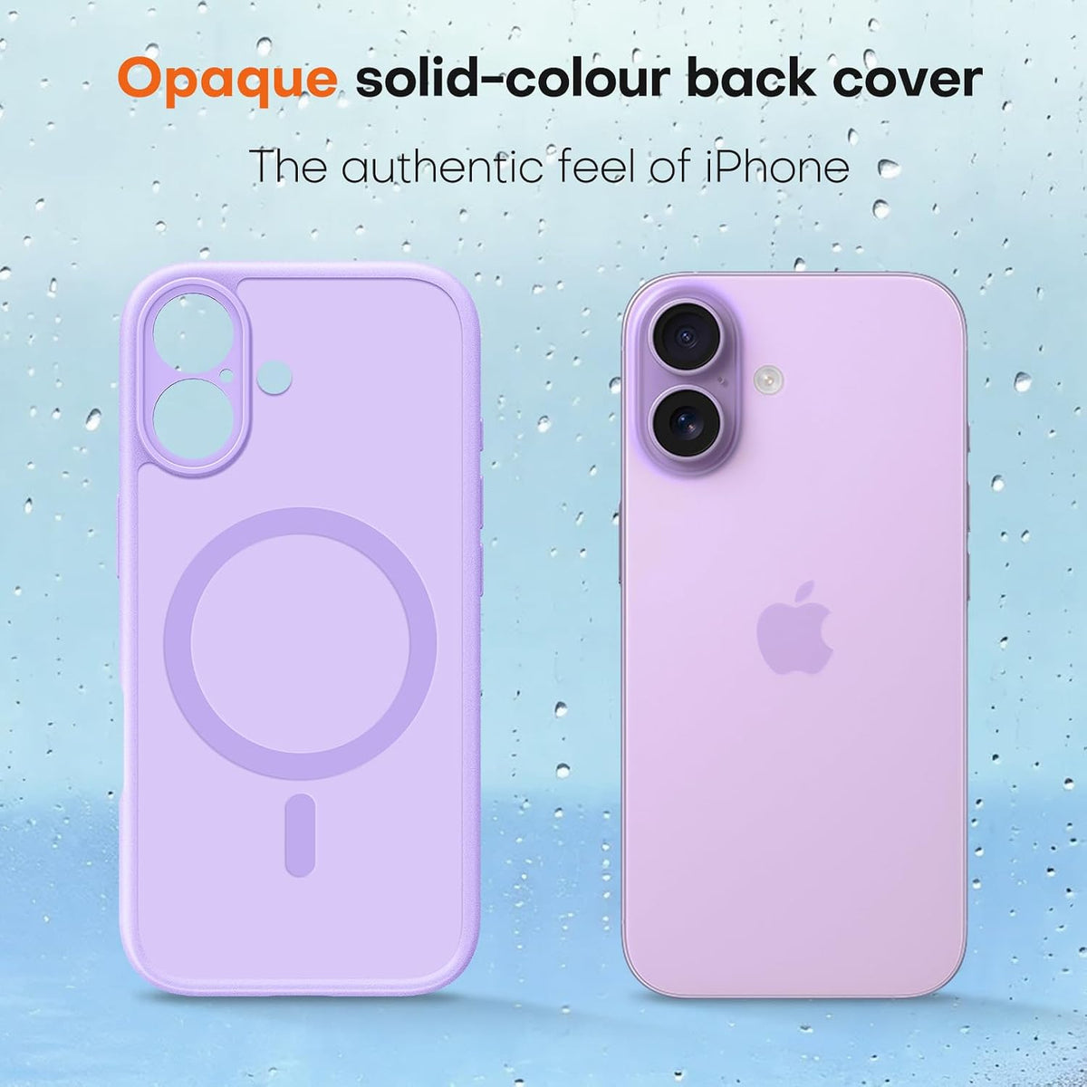 TAURI for iPhone 16 Pro Max Case, Compatible with MagSafe, Purple