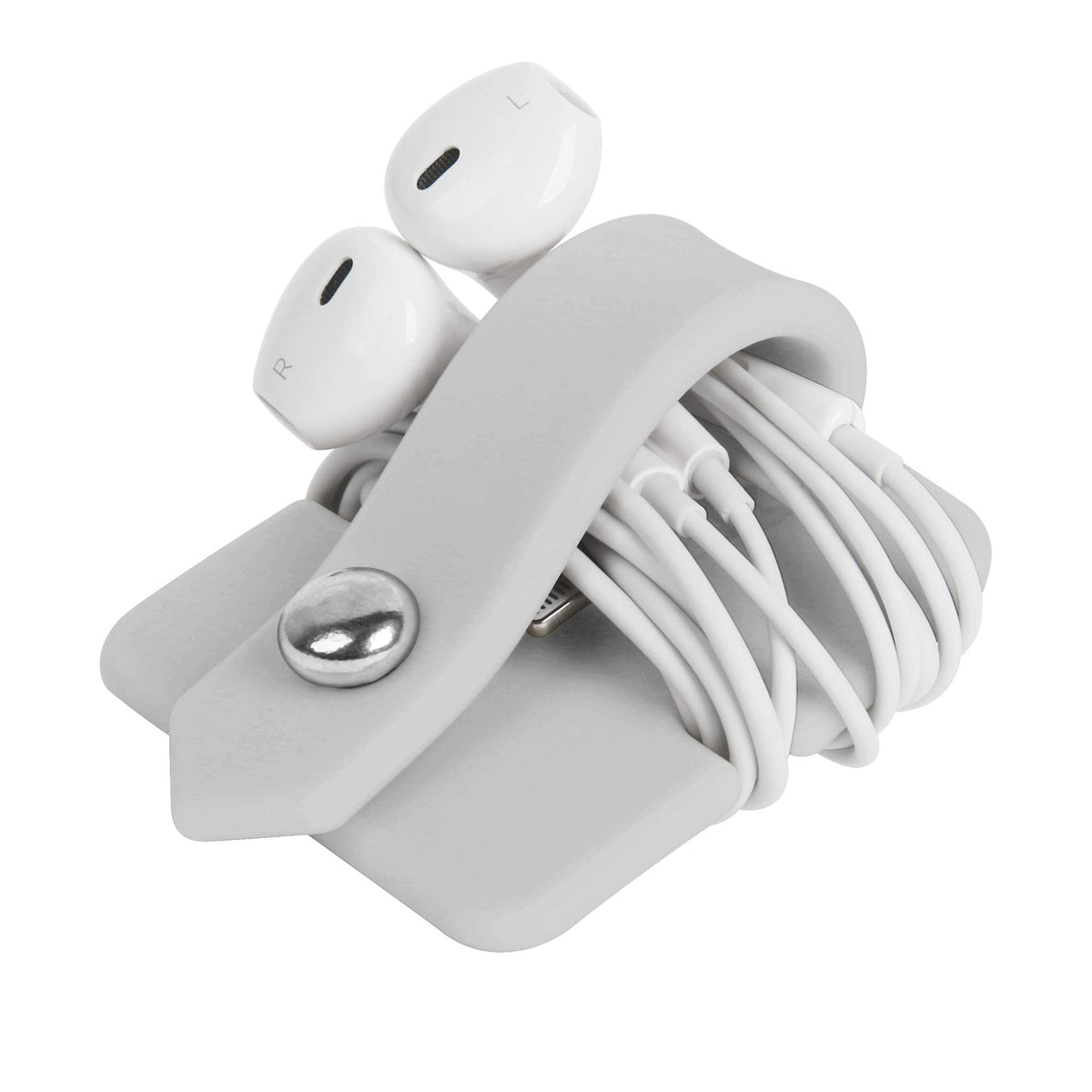 Headphone Case Cord Organizer Earbuds Holder Earphones Case Wrap Winder Headset Keeper Cord Manager Cable Organizer Black