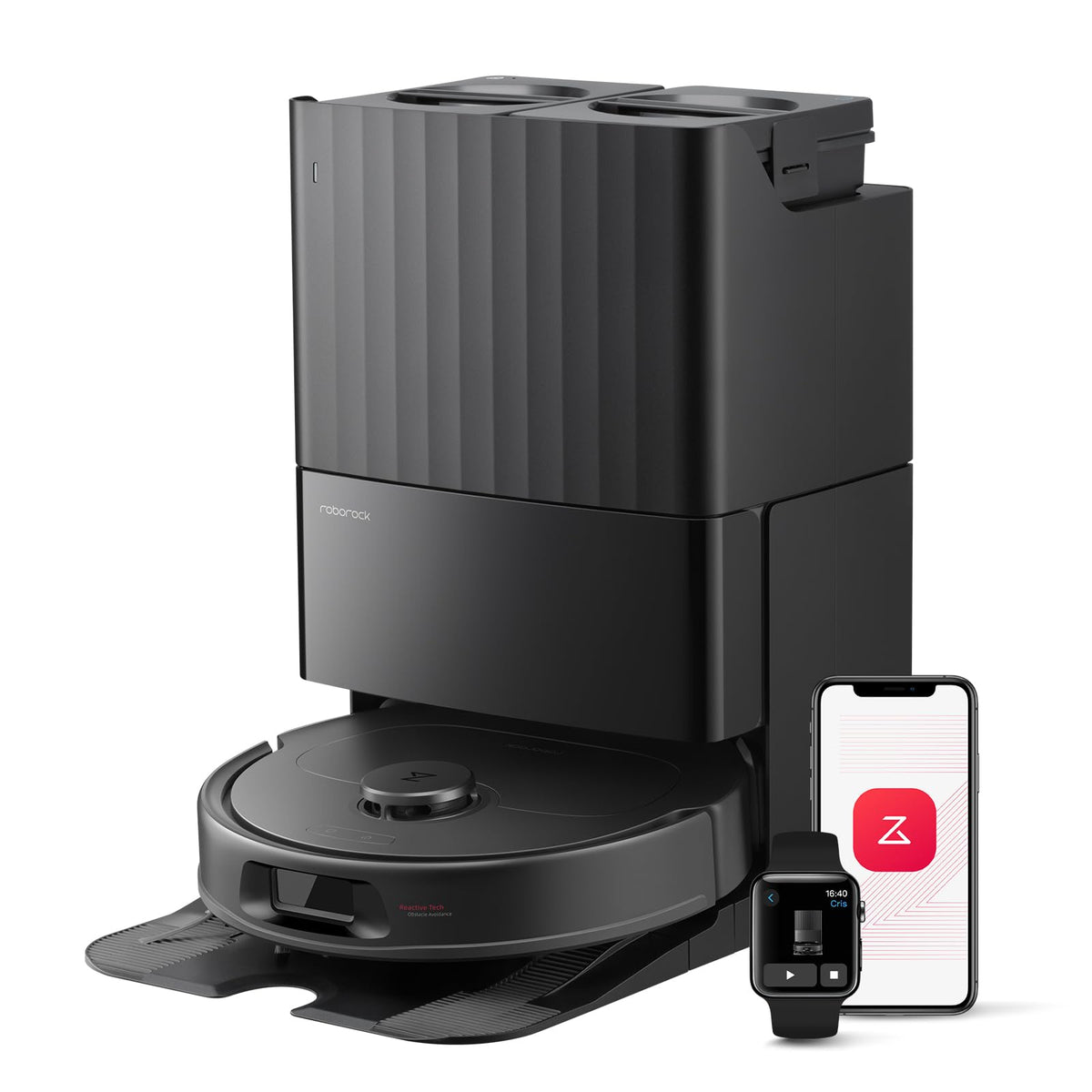 roborock Qrevo CurvX Robot Vacuum and Mop, 22,000Pa Suction