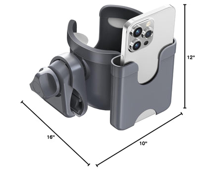 2-Pack Cup Holder for Walker: Wheelchair Cup Holder for Seniors and Adults