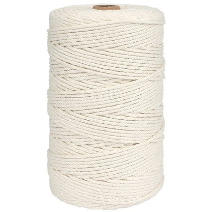 jijAcraft 50M White Cotton String: 2MM Cooking String for DIY Crafts