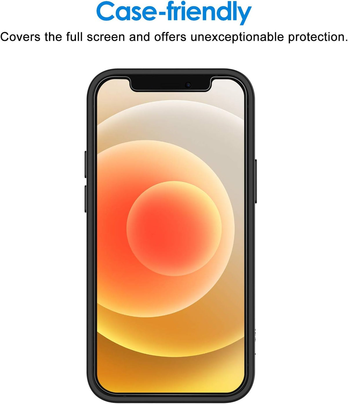 JETech Screen Protector for iPhone SE 3/2 (2022/2020), 3-Pack