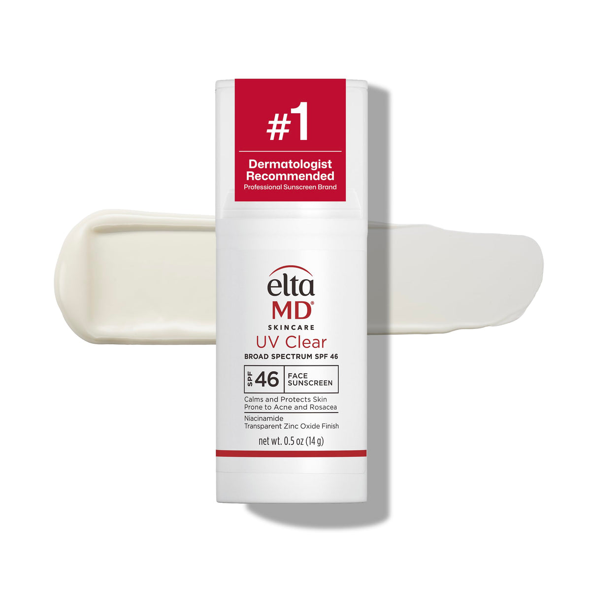 EltaMD UV Clear Face Sunscreen with Zinc Oxide, Oil-Free, SPF 46 and SPF 50