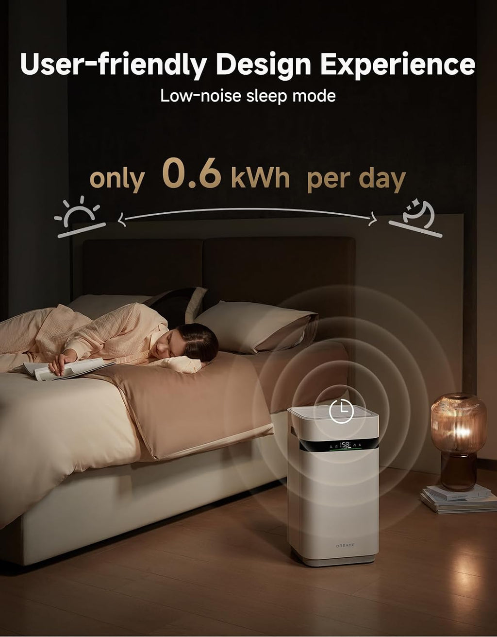 Dreame H40 Mist-Free Humidifier, 3-Stage Purification for Comfotable Air