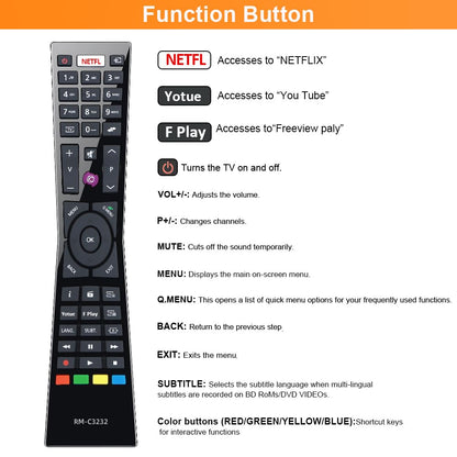 for-LG-Magic-Remote, Gvirtue Solar Voice Remote Control for-LG-Smart TV