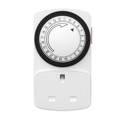 hbn 24Hour Mechanical Timer Plug Socket UK,Light Timers for Home Security