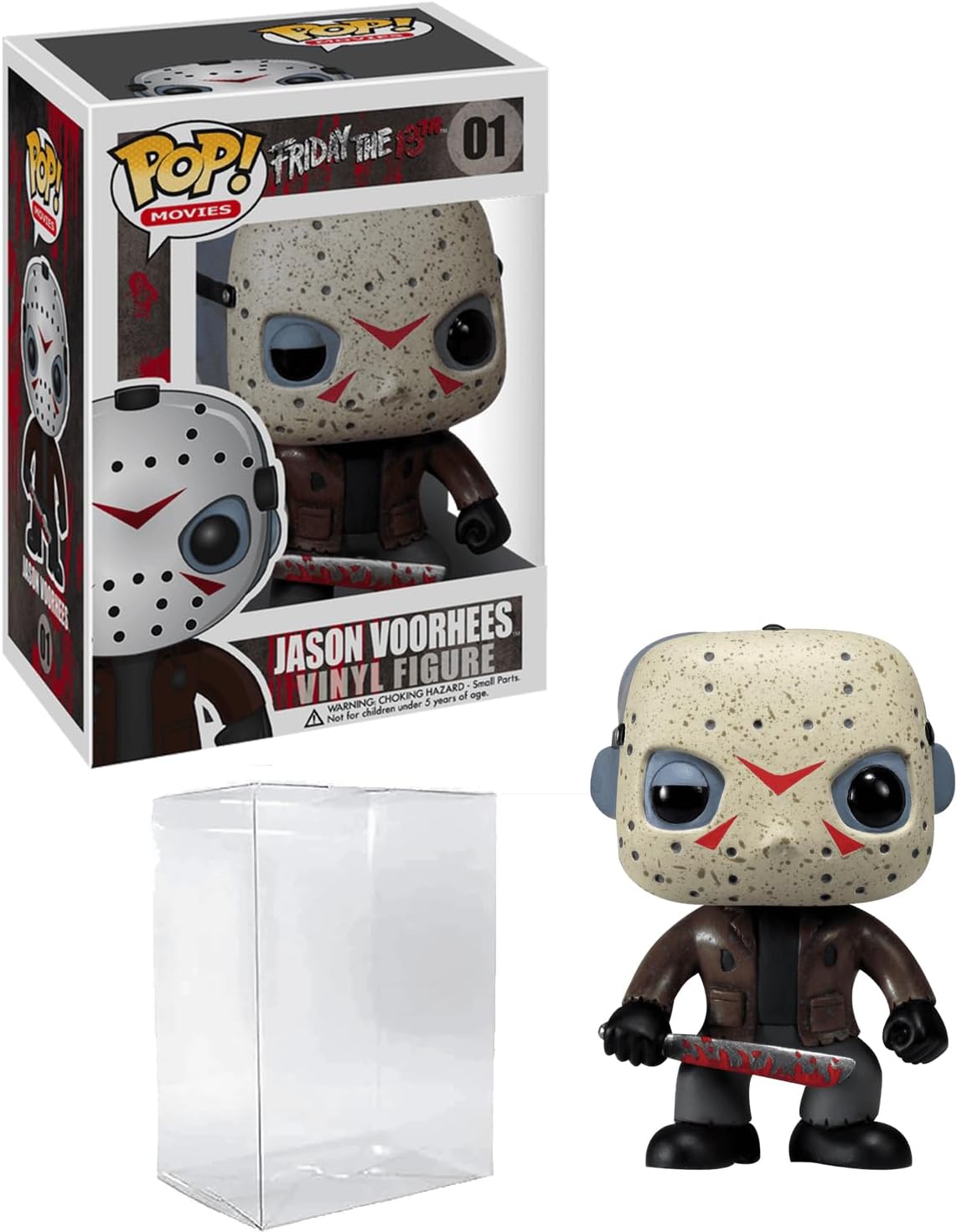 Jason Voorhees #01 Funko POP! Movies Friday the 13th Figurine Bundle with HOFSM Protector Case