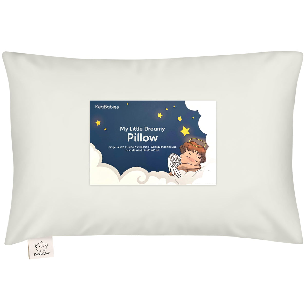 Toddler Pillow with Pillowcase 13x18 My Little Dreamy Pillow(Jolly Rainbow)