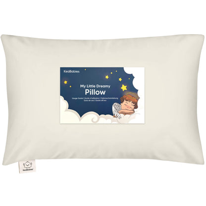 Toddler Pillow with Pillowcase 13x18 My Little Dreamy Pillow(Jolly Rainbow)