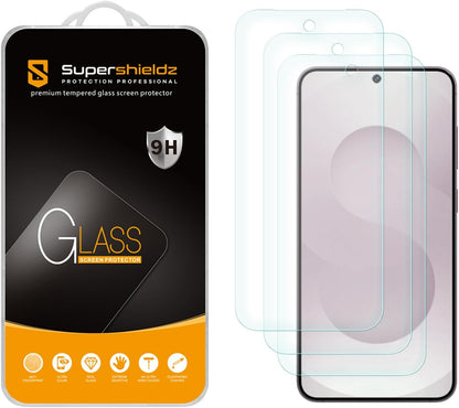 Supershieldz (3 Pack) Designed for Samsung Galaxy S26 FE / S25 FE Tempered Glass Screen Protector, Anti Scratch, Bubble Free