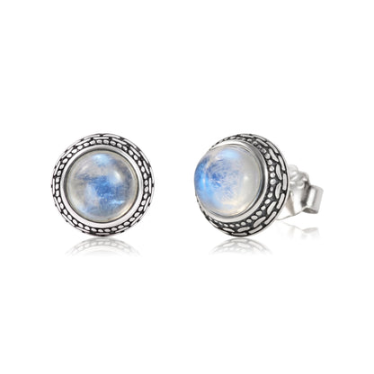 925 Sterling Silver Stud Earrings Dainty Statement Unique Crystals